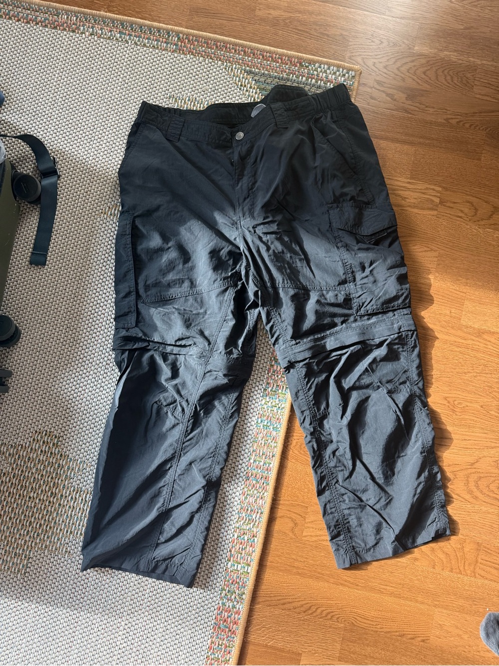 Columbia Men's Black Cargo Convertible Pants